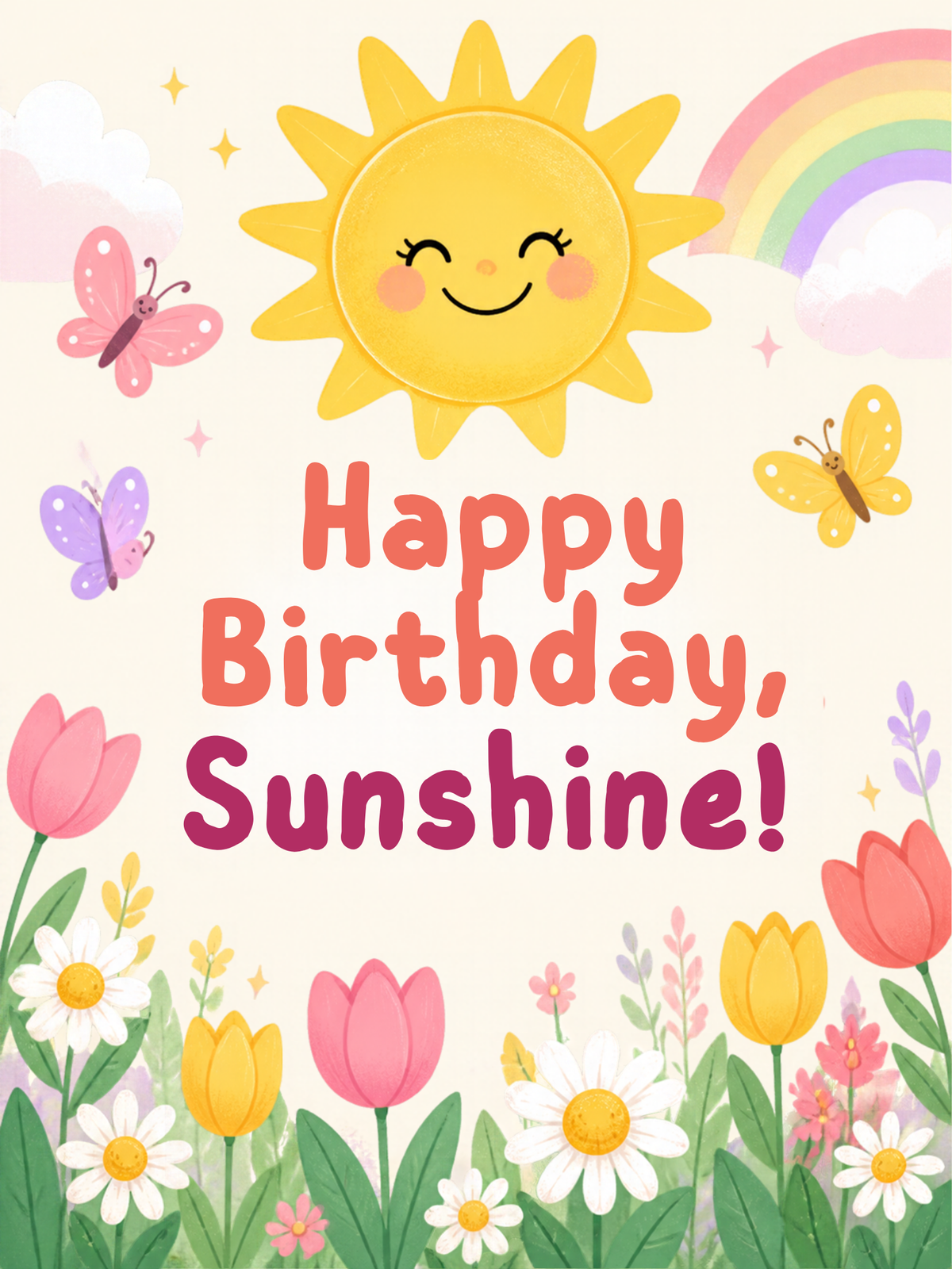 For My Daughter 6-card pack: Happy Birthday, Sunshine!