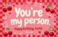 For My Best Friend 6-card pack: You're My Person