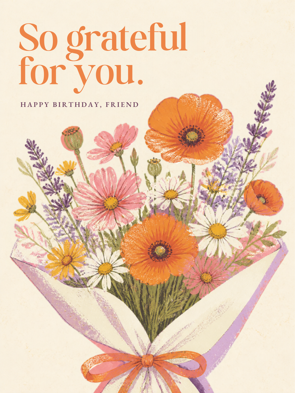 For My Best Friend 6-card pack: So Grateful for You
