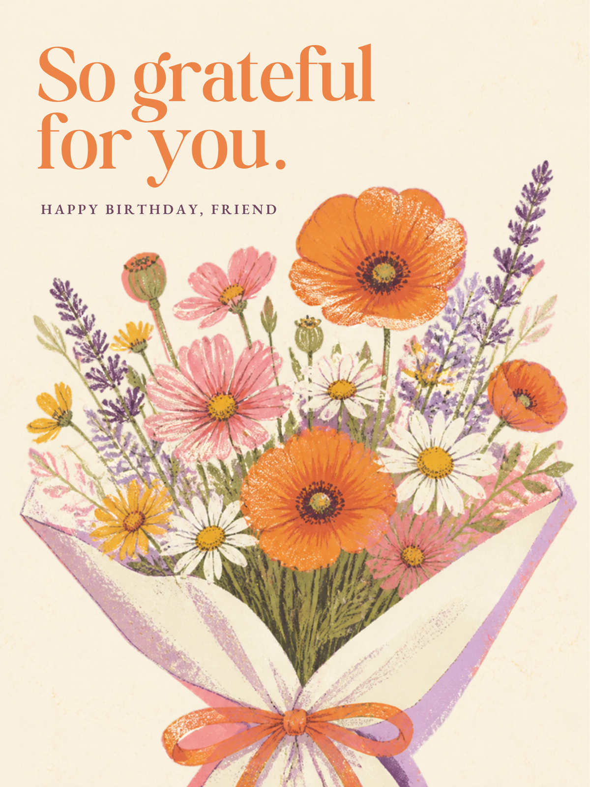 For My Best Friend 6-card pack: So Grateful for You
