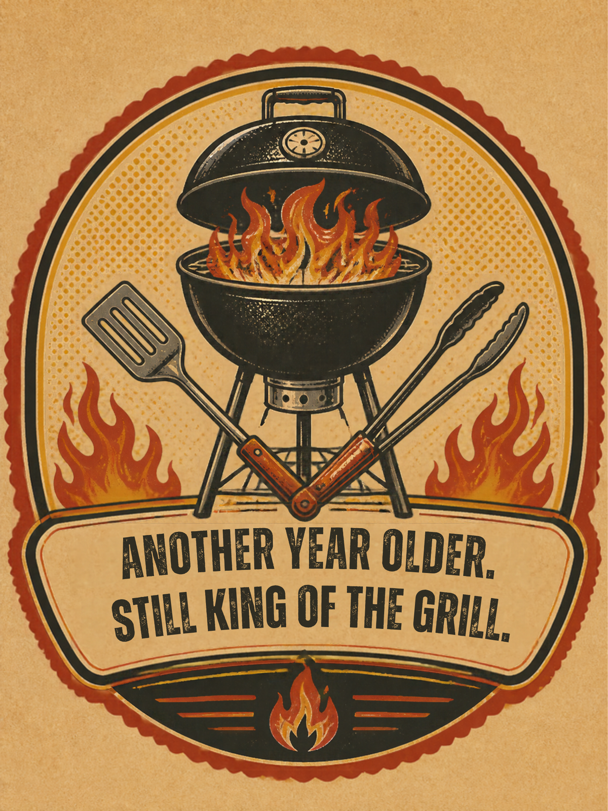 For My Husband 6-card pack: King of the Grill