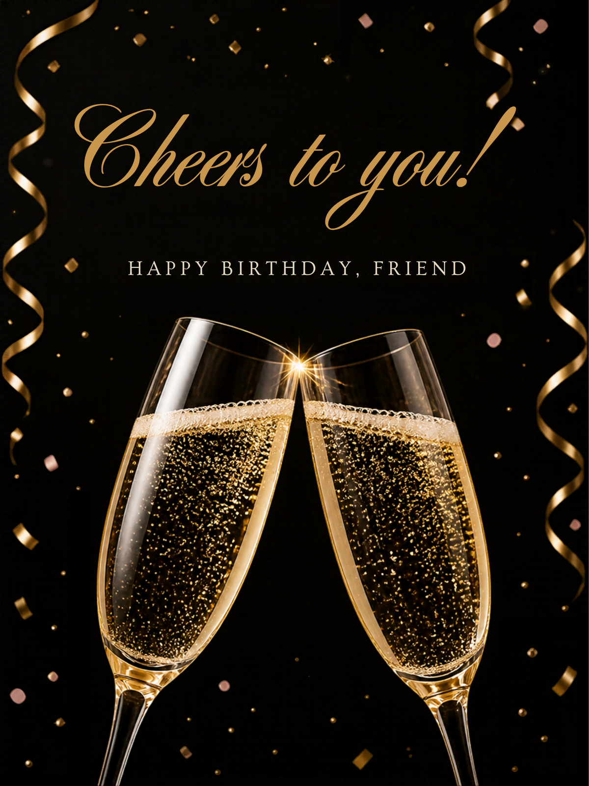 For My Best Friend 6-card pack: Cheers to You!
