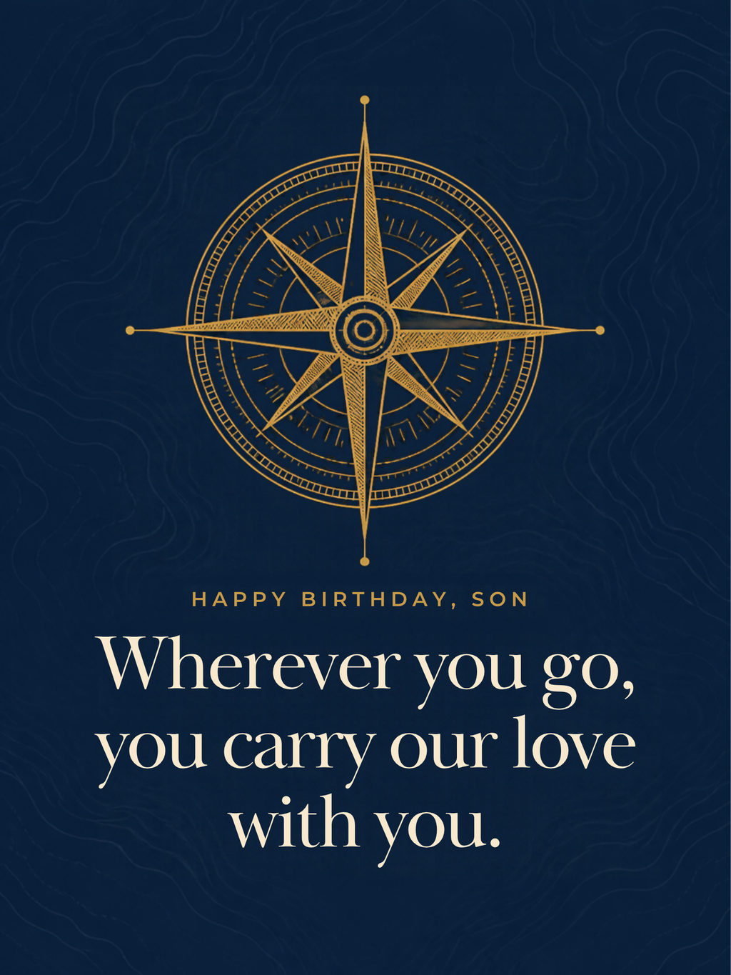 For My Son 6-card pack: You Carry Our Love With You